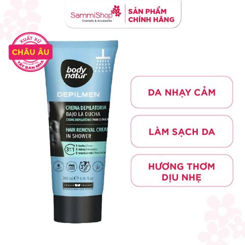 Body Natur Kem tẩy lông Depilmen Hair Removal Cream In Shower 200ml