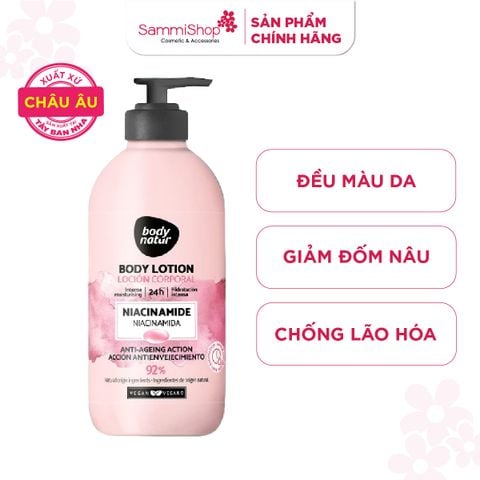 Body Natur Sữa Dưỡng Thể Body Lotion Niacinamide Anti-Ageing Action 275ml