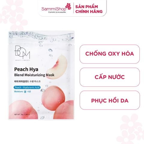 BOM Mặt nạ Peach Hya Blend Moisturizing Mask 25g