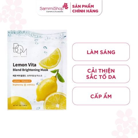 BOM Mặt nạ Lemon Vita Blend Brightening Mask 25g
