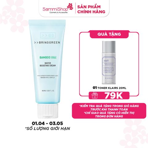 Bring Green Kem dưỡng Bamboo Hyalu Water Boosting Cream 100ml