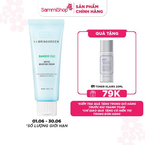 Bring Green Kem dưỡng Bamboo Hyalu Water Boosting Cream 100ml