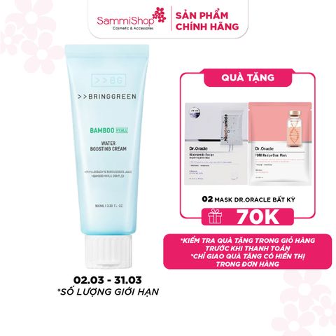 Bring Green Kem dưỡng Bamboo Hyalu Water Boosting Cream 100ml