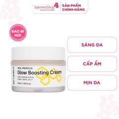 C'New Lab Kem dưỡng trắng Real Propolis Glow Boosting Cream 50ml
