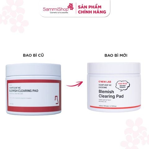 C'New Lab Toner Pad Heartleaf Ac Blemish Clearing Pad 140ml