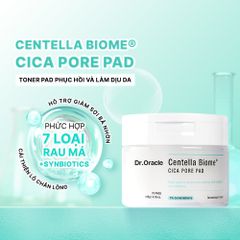 Dr.Oracle Mặt nạ giấy Centella Biome Cica Pore Pad 75pcs
