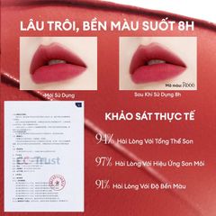 COLORKEY Son kem lì airy velvet lip lacquer