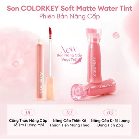 COLORKEY Son tint lì Soft Matte Water Tint
