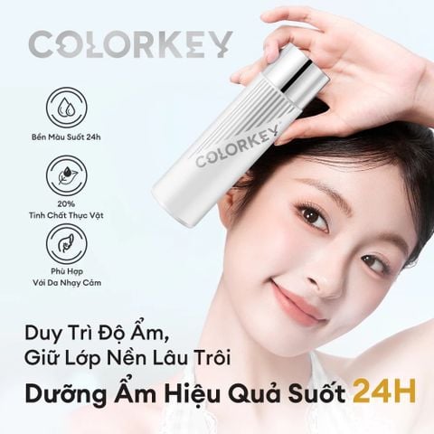 COLORKEY Xịt khóa trang điểm Brightening Dewy Makeup Setting Spray