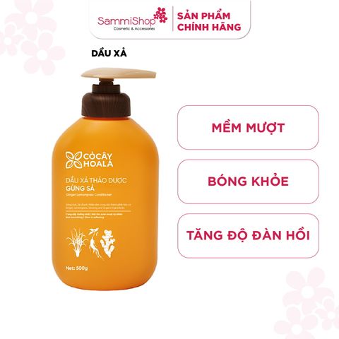 CoCayHoaLa Dầu xả thảo dược Gừng Sả 500g