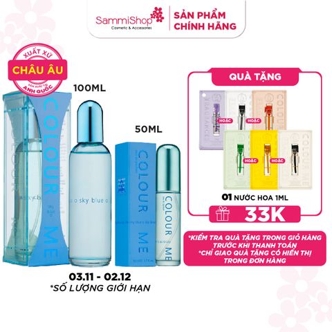 Colour Me Nước hoa Sky Blue Eau De Parfum