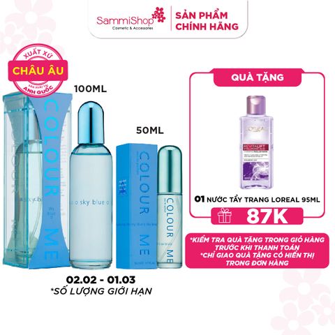 Colour Me Nước hoa Sky Blue Eau De Parfum