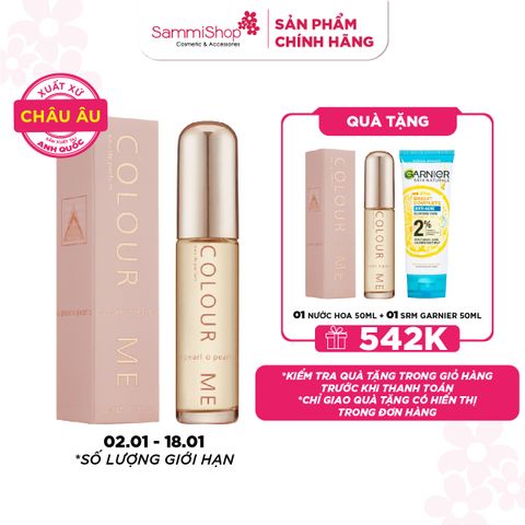 M1T1 02.01-18.01 Colour Me Nước hoa Eau De Parfum 50ml BẤT KỲ