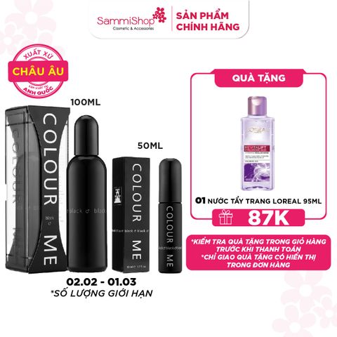 Colour Me Nước hoa Black Eau De Parfum
