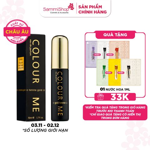 Colour Me Nước hoa Gold Femme Eau De Parfum