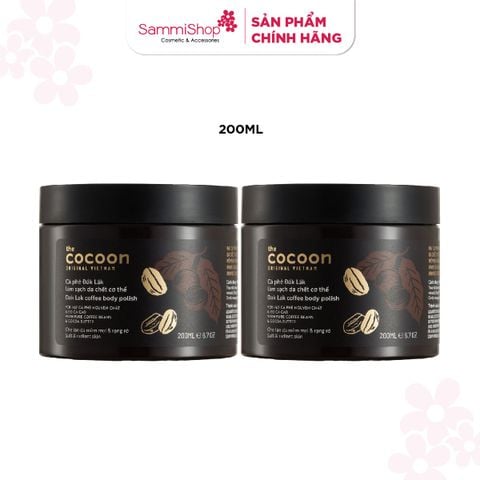 01.05 - 31.05 COMBO 2 Cocoon Tẩy da chết cà phê Đak Lak (200ml)