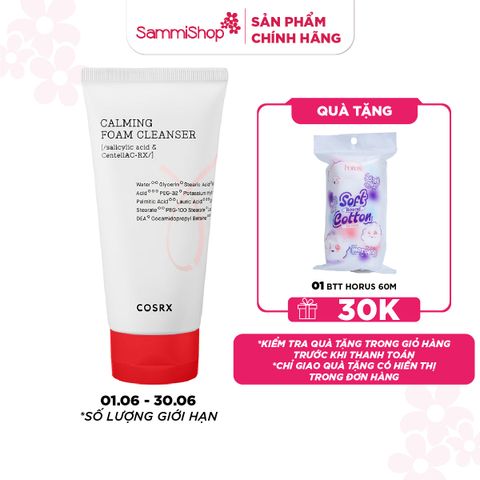 COSRX Sữa rửa mặt AC Collection Calming Foam Cleanser 2.0 150mL
