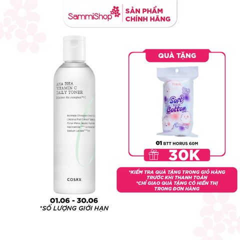 COSRX nước hoa hồng Refresh AHA BHA Vitamin C Daily Toner