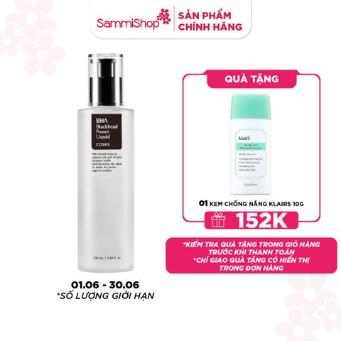 COSRX Tẩy da chết BHA Blackhead Power Liquid 100ml