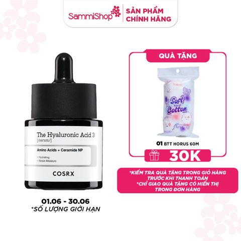 COSRX Tinh chất The Hyaluronic Acid 3 Serum 20mL