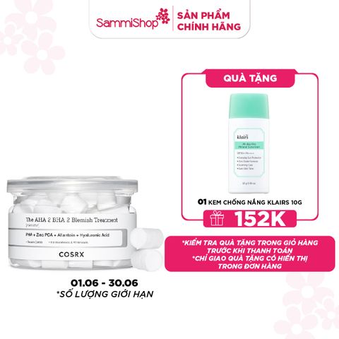 COSRX Tinh chất The AHA 2 BHA 2 Blemish Treatment Serum 50g