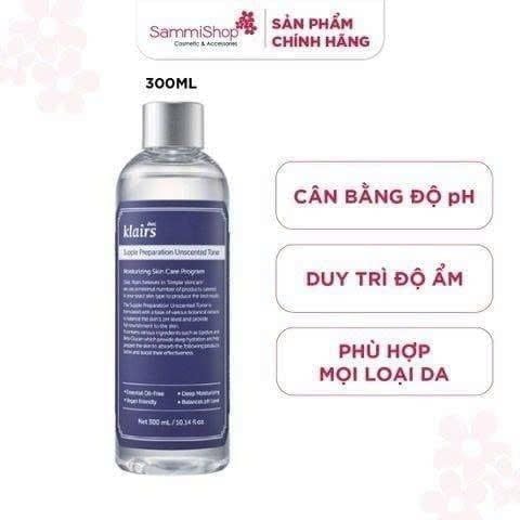 APP+WEB SPIKEDAY 6-7-8/6 Dear, Klairs nước hoa hồng Supple Preparation Unscented Toner 300ml