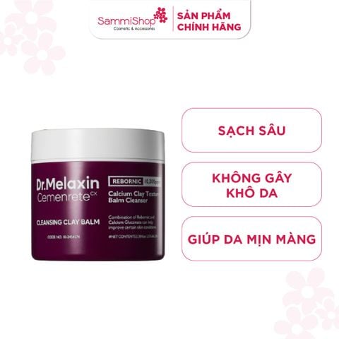 Dr. Melaxin Sáp tẩy trang Cemenrete Calcium Cleansing Clay Balm - Ex Makeup Remover 100ml