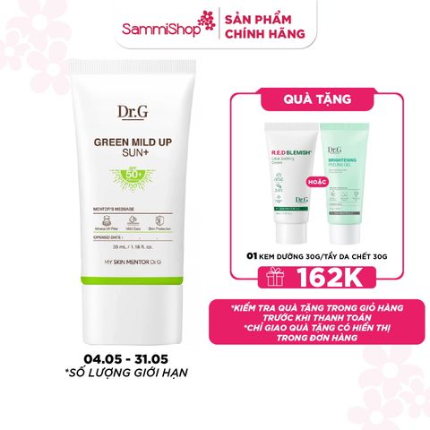 Dr.G Kem chống nắng Green Mild Up Sun+ 50ml