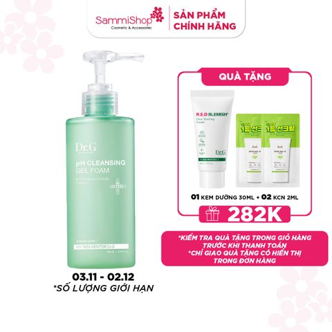 APP-WEB 03.11 - 02.12 Dr.G Sữa rửa mặt PH Cleansing Gel Foam 200ml