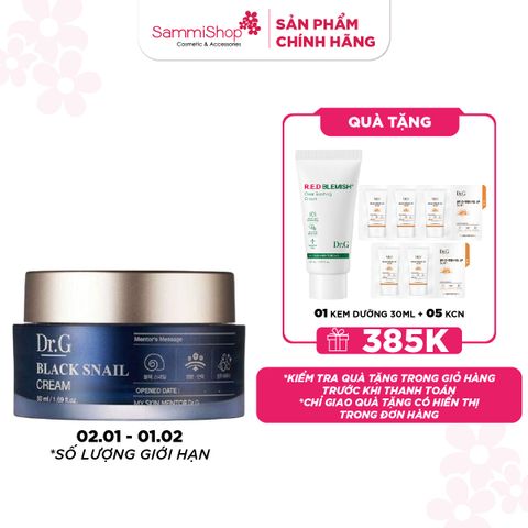 APP+WEB 02.01 - 01.02 Dr.G Kem dưỡng Black Snail Cream 50ml