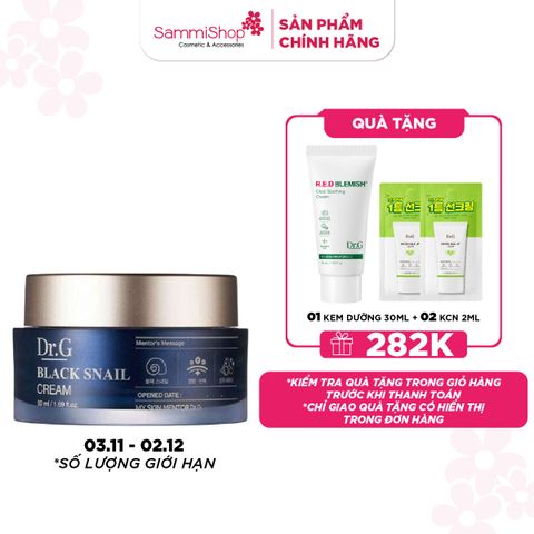APP-WEB 03.11 - 02.12 Dr.G Kem dưỡng Black Snail Cream 50ml