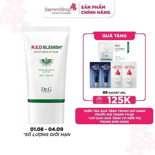 Dr.G Kem chống nắng R.E.D Blemish Soothing Up Sun SPF 50+ PA++++ 50ml
