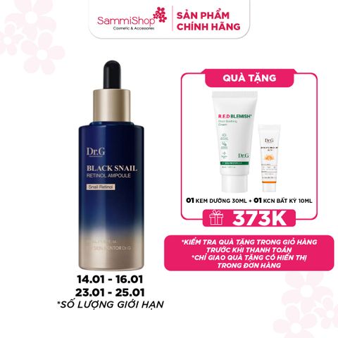 APP + WEB SPIKE DAY 14.01 - 16.01 Dr.G Tinh chất Black Snail Retinol Ampoule 50ml