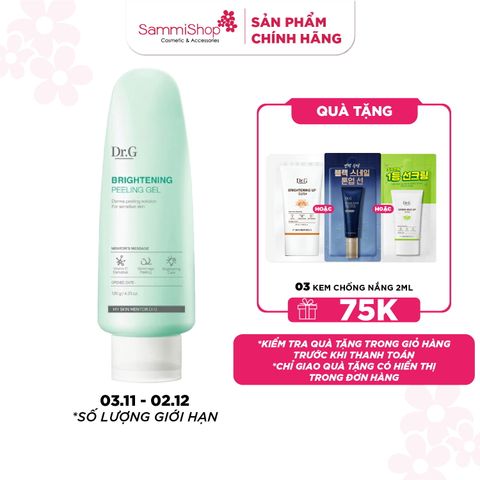 Dr.G Tẩy da chết Brightening Peeling Gel 120g (new)