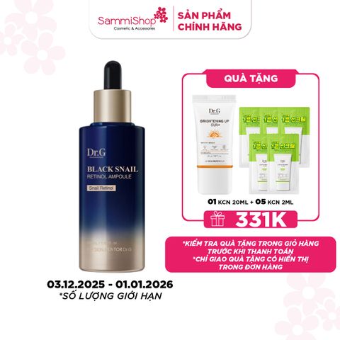 APP + WEB 3.12 - 1.1 Dr.G Tinh chất Black Snail Retinol Ampoule 50ml