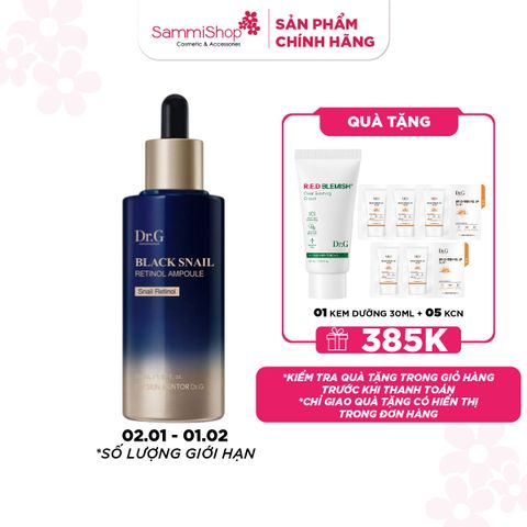 APP+WEB 02.01 - 01.02 Dr.G Tinh chất Black Snail Retinol Ampoule 50ml
