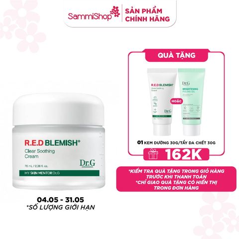 Dr.G Kem dưỡng R.E.D Blemish Clear Soothing Cream