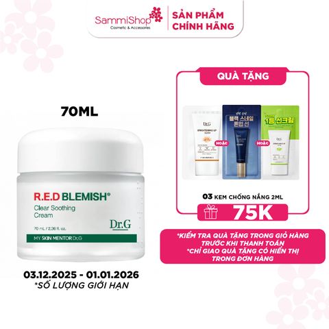 Dr.G Kem dưỡng R.E.D Blemish Clear Soothing Cream