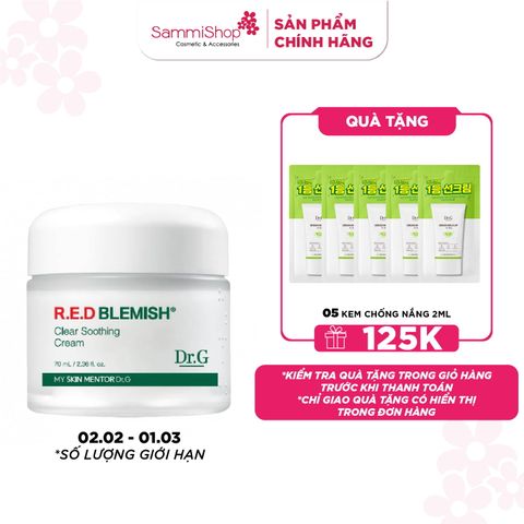 Dr.G Kem dưỡng R.E.D Blemish Clear Soothing Cream