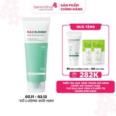 APP-WEB 03.11 - 02.12 Dr.G Sữa rửa mặt pH Cleansing R.E.D Blemish Clear Soothing Foam 150ml
