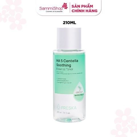 [HÀNG TẶNG KHÔNG BÁN] QT Freska Nước hoa hồng HA 5 Centella Soothing Essence Toner 210ml (IP02)
