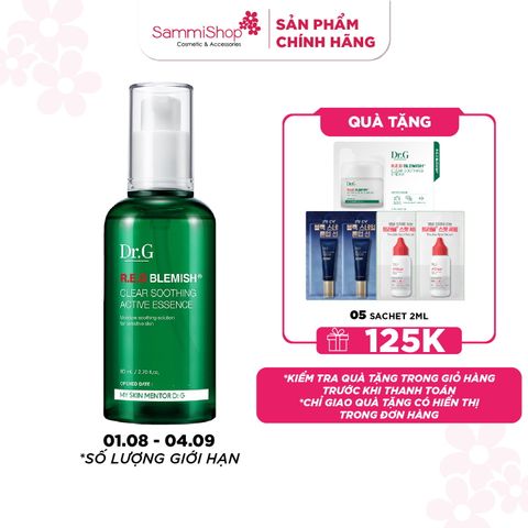 Dr.G Tinh chất R.E.D Blemish Clear Soothing Active Essence 80ml