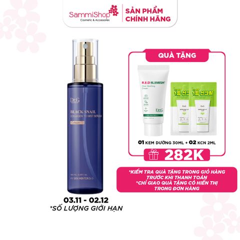 APP-WEB 03.11 - 02.12 Dr.G Tinh chất Black Snail Collagen To Mist Serum 100ml
