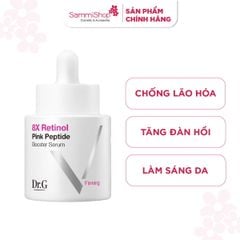 Dr.G Tinh chất 8X Retinol Pink Peptide Booster Serum 30ml