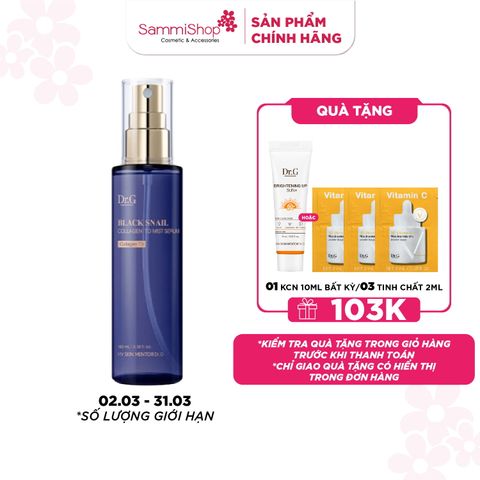 Dr.G Tinh chất Black Snail Collagen To Mist Serum 100ml