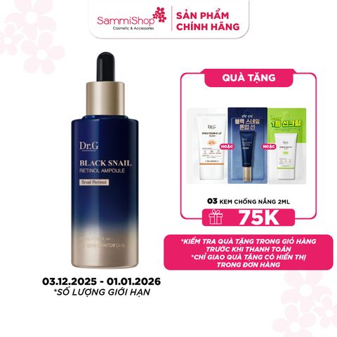 Dr.G Tinh chất Black Snail Retinol Ampoule 50ml