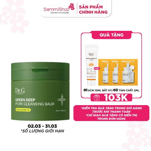 Dr.G Sáp tẩy trang Green Deep Pore Cleansing Balm 100ml
