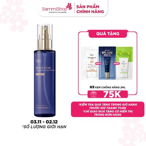Dr.G Tinh chất Black Snail Collagen To Mist Serum 100ml