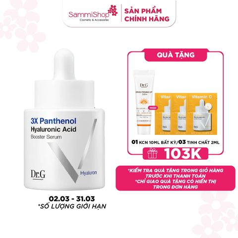 Dr.G Tinh chất 3X Panthenol Hyaluronic Acid Booster Serum 30ml