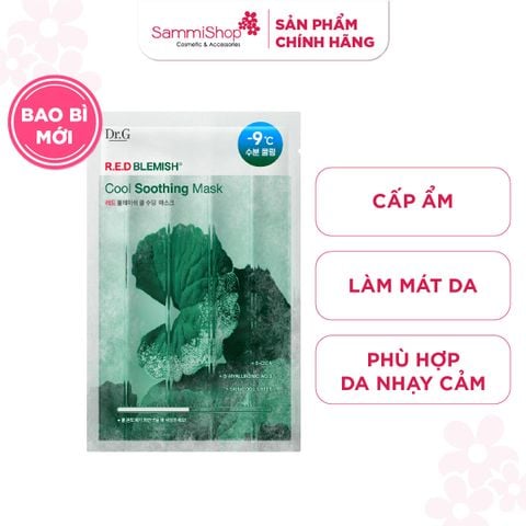 Dr.G Mặt nạ giấy R.E.D Blemish Cool Soothing Mask 30g